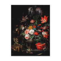 Abraham Mignon the Oververt Bouquet. Blomster