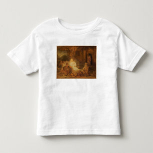 Abraham mottar den tre änglar, 1646 (olja på pa t-shirt