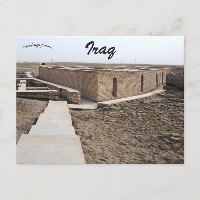 Abraham Nasiriyah Iraks födelseort Vykort (Framsida)