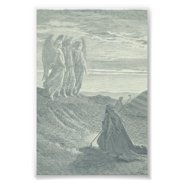 Abraham och de tre Änglar Fototryck (Framsidan)