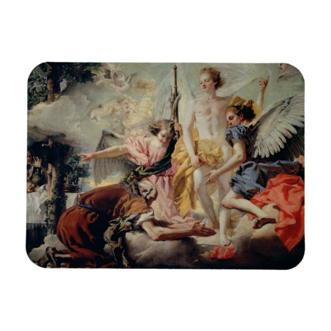 Abraham och de tre Änglar Magnet (Horisontell)