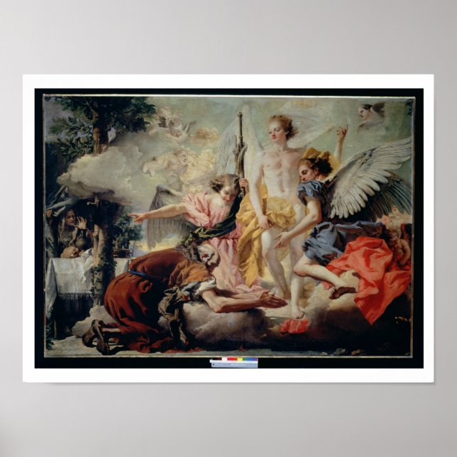 Abraham och de tre Änglar Poster (Framsidan)