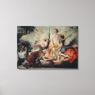 Abraham och den tre änglar canvastryck