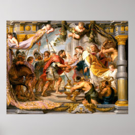 Abraham och Melchizedek - Rubens Fine Art Poster