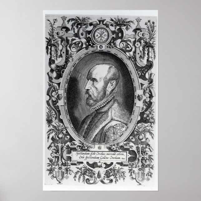 Abraham Ortelius Poster (Framsidan)