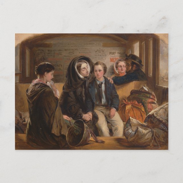 Abraham Solomon - The Parting CC0197 Postcard Vykort (Framsida)