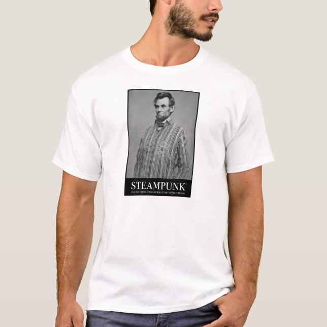 Abraham Steampunk T-shirt (Framsida)