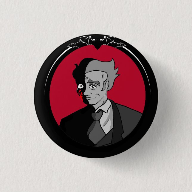 Abraham van Helsing BRW Button Knapp (Framsida)