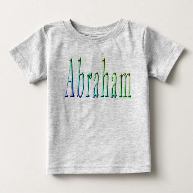 "Abrahams färger: En resa i grönt, blått,  T Shirt (Framsida)
