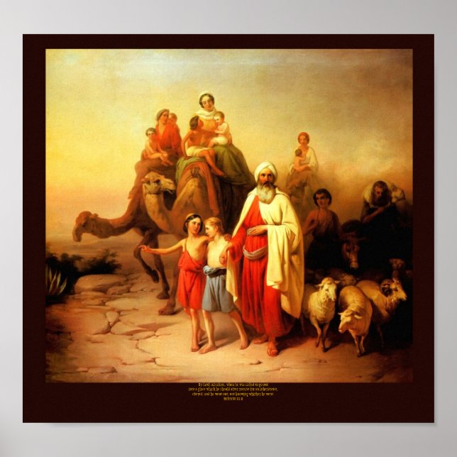 Abrahams Journey av Josef Molnar Poster (Framsidan)