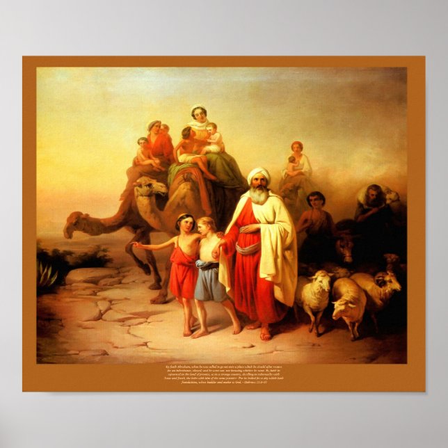 Abrahams Journey Josef Molnar Reproduction Poster (Framsidan)