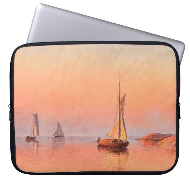 Abrahamssons segelbåtar laptop sleeve (Framsidan)