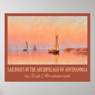 Abrahamssons segelbåtskonst poster