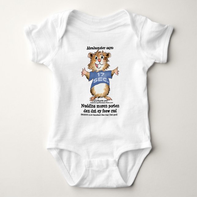 Abrahamster 17 sekunder, ingen är viktigare... tee shirt (Framsida)