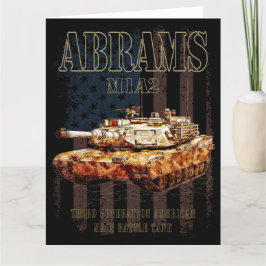 Abrams M1A2 MBT United Stater Main Battle Tank Tack Kort