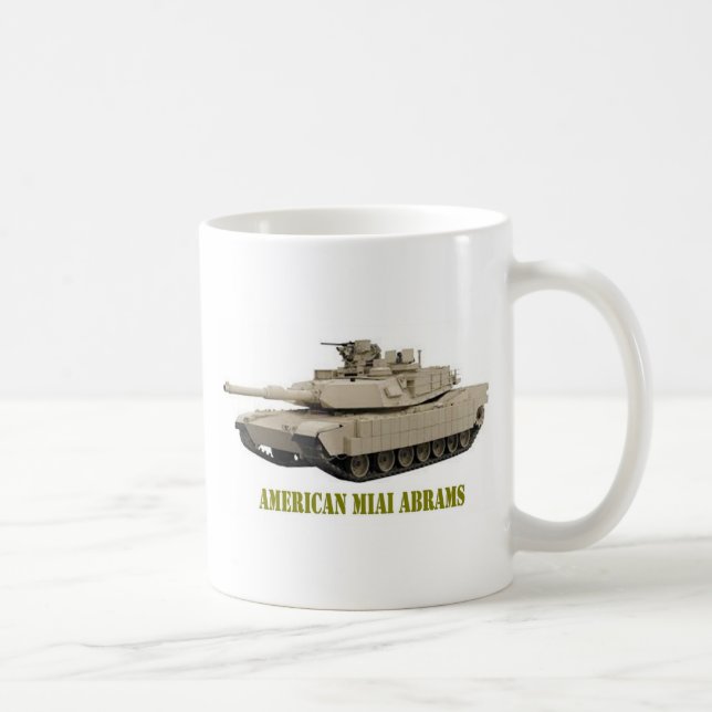 ABRAMS-TANK FÖR AMERIKAN M1A1 KAFFEMUGG (Höger)