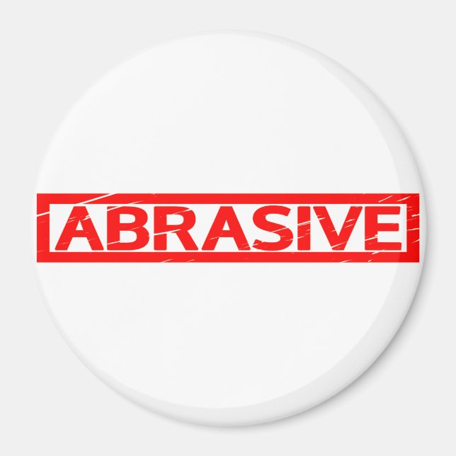 Abrasive Frimärke Magnet (Framsidan)