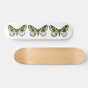 Abraxas grossulariata, Färgbilden Magpie Moth Mini Skateboard Bräda 18,5 Cm