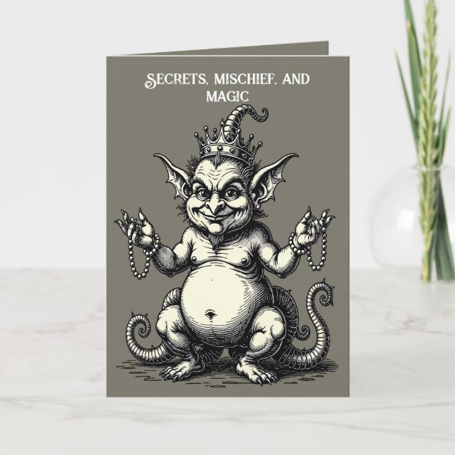 Abraxas Ormbent Luring Kort (Framsida)