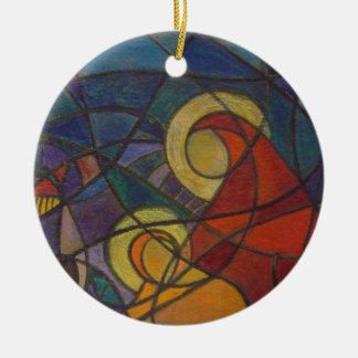 Abrazo de Kärlek prydnad Julgransprydnad Keramik