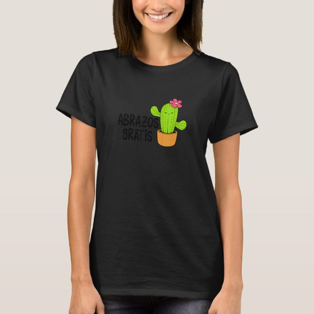 Abrazos Gratis Free Hugs Spain Puns Hispanic Ca T Shirt (Framsida)