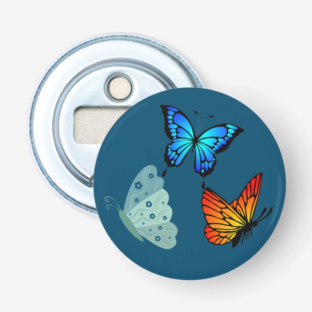 abrebotellas de mariposas redondo flasköppnare (Framsidan)