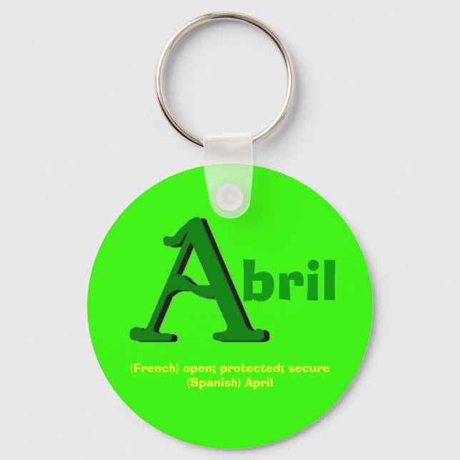 Abril Keychain Nyckelring (Framsida)