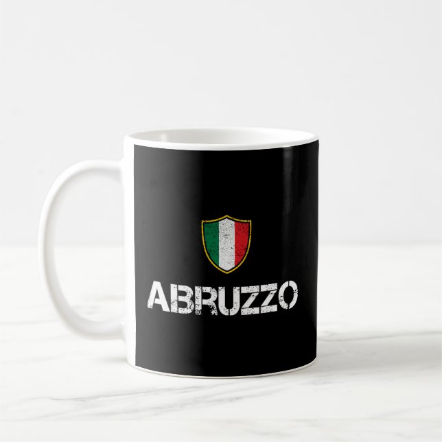 Abruzzerna Italien Abruzzese Roots Kaffemugg (Vänster)
