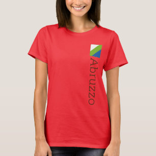 Abruzzo flagga (Italien) T-Shirt