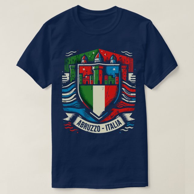 Abruzzo Italia Älskare T Shirt (Design framsida)