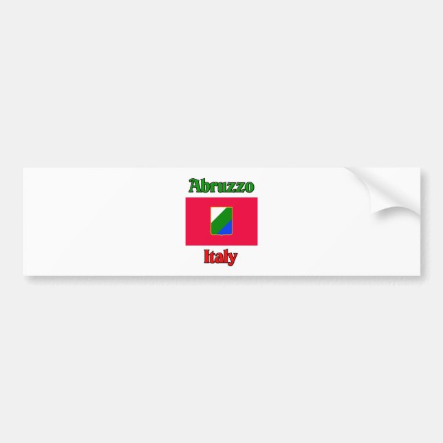 Abruzzo italien bildekal (Framsidan)