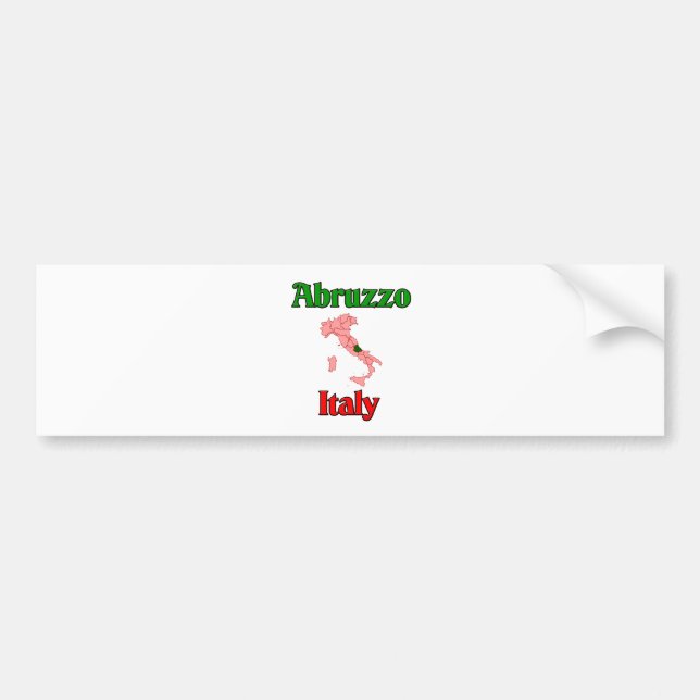 Abruzzo italien bildekal (Framsidan)