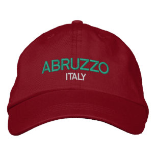 Abruzzo italien broderad hatt broderad keps