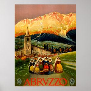 Abruzzo-Italien Poster