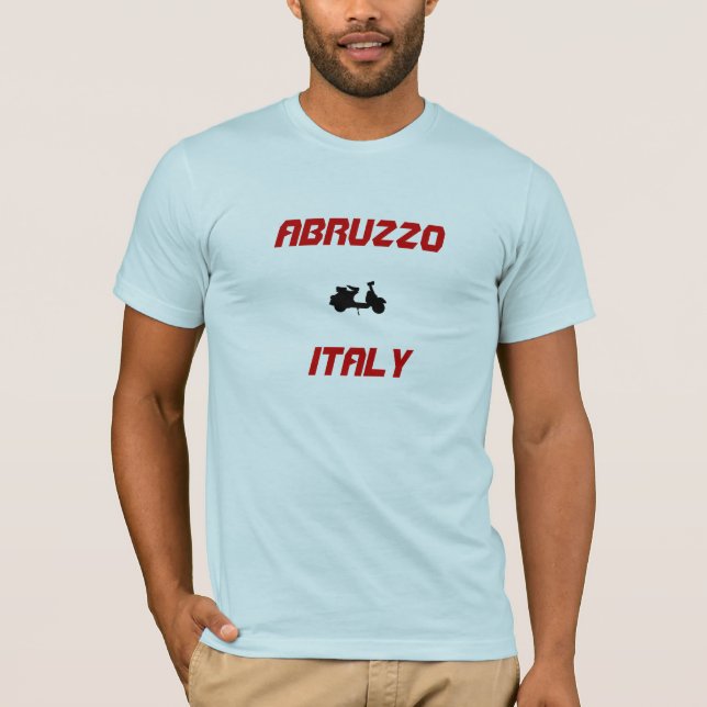 Abruzzo, Italien Scooter Tee (Framsida)