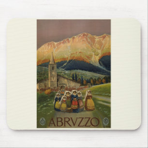 Abruzzo Italien Vintage affisch Musmatta