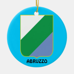 Abruzzo regionCristmas prydnad Julgransprydnad Keramik