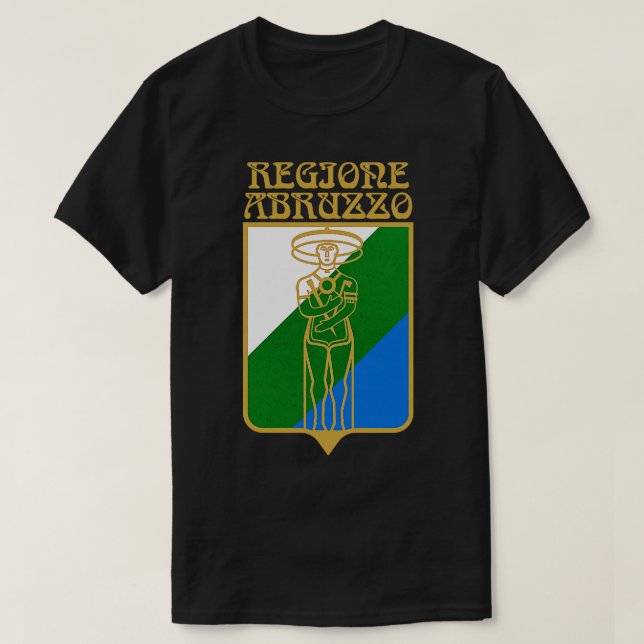 Abruzzo Vintage Stil Design T Shirt (Design framsida)