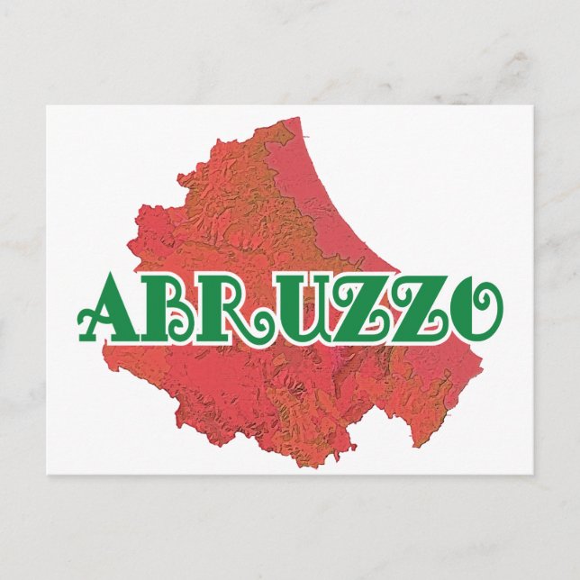 Abruzzo Vykort (Framsida)