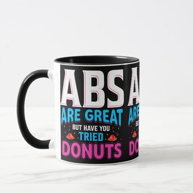 Abs är Underbara, men har du provat donuts? Mugg (Vänster)
