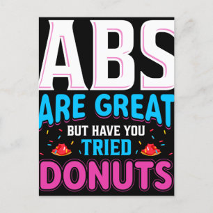 Abs är Underbara, men har du provat donuts? Vykort