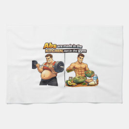Abs Are Made in the Kitchen Tea Towel Kökshandduk