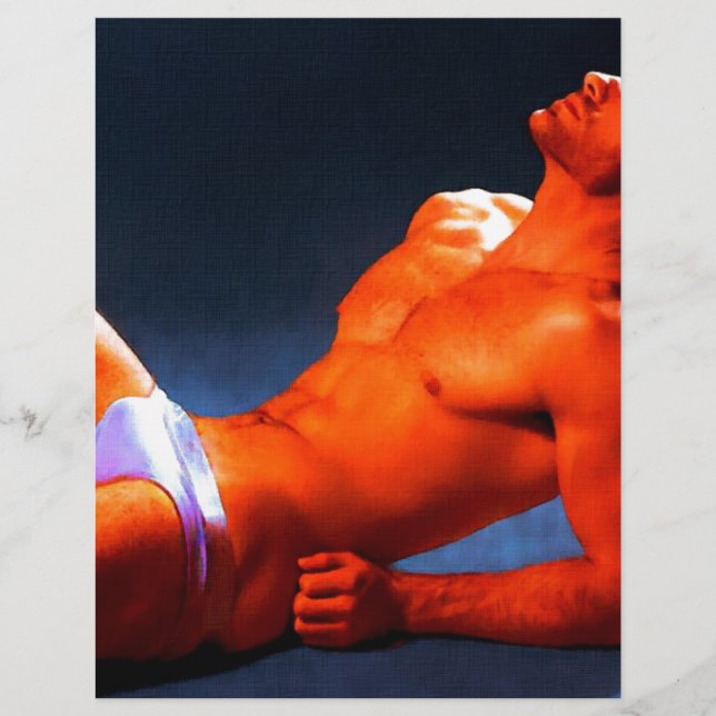 Abs Burning - originalmålning (Framsida)