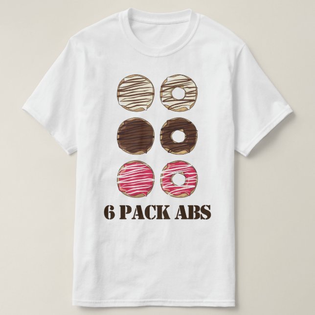 Abs för 6 packe t-shirt (Design framsida)