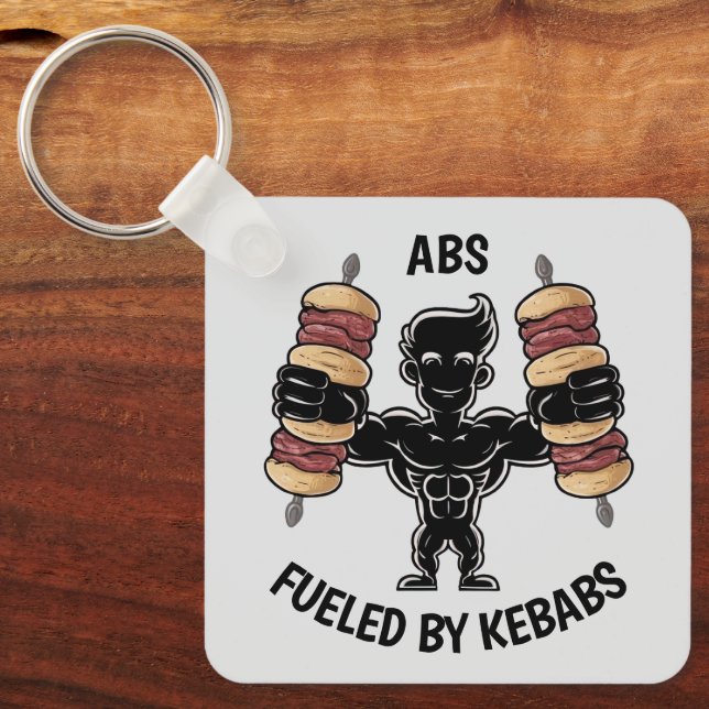 Abs och Kebabs Nyckelring (Framsida)