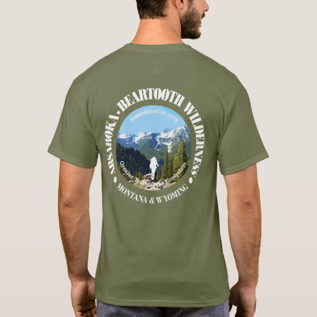 Absaroka-Beartooth Wilderness T Shirt (Baksida)