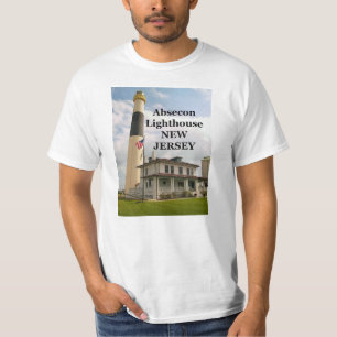 Absecon fyr som är ny - jerseyT-tröja T Shirt