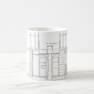 Absecon fyrritning kaffemugg