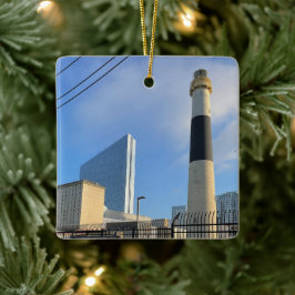 Absecon Lighthouse Julgransprydnad Keramik
