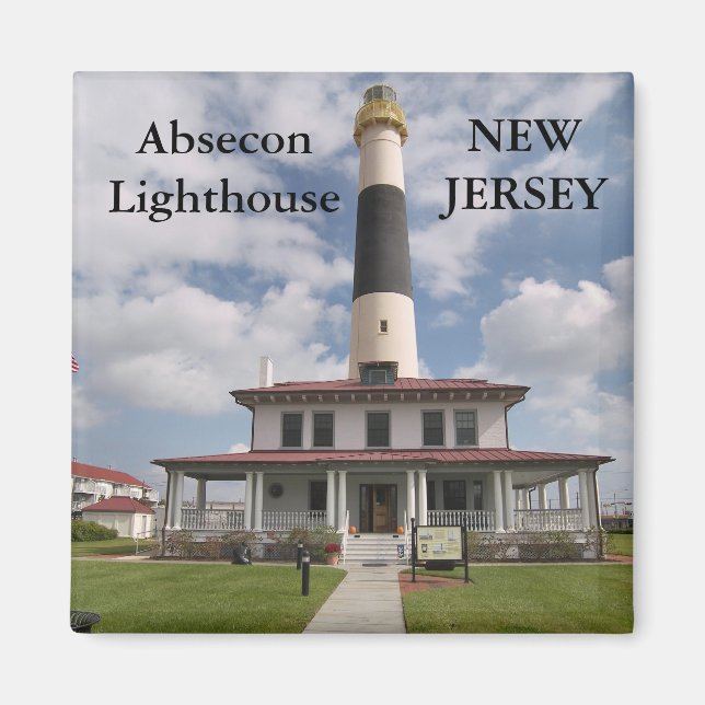 Absecon Lighthouse, New jersey Magnet (Framsidan)